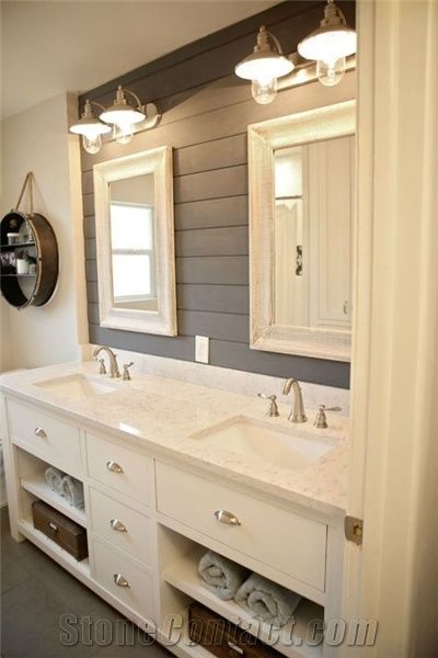 Quartz Stone For Bathroom Vanity, How Thick Should A Bathroom Vanity Top Be