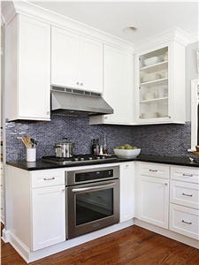 Perfect Black Nano Quartz Kitchen Countertop with High Quality More Durable Than Granite