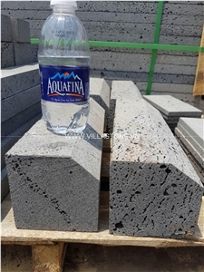 Lava Stone for Pool or Garden, Grey Basalt Cube Stone & Pavers