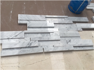 Carrara White Marble Cultured Stone,Kitchen Wall Cladding Tiles
