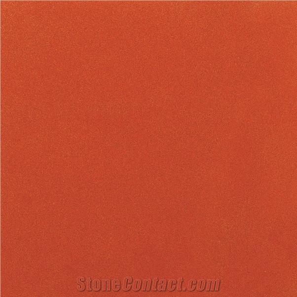 Quartz Stone Slab & Tile Pure Orange Wg033