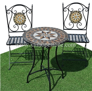 Mosaic Table & Chairs, Mosaic Outdoor Furniture