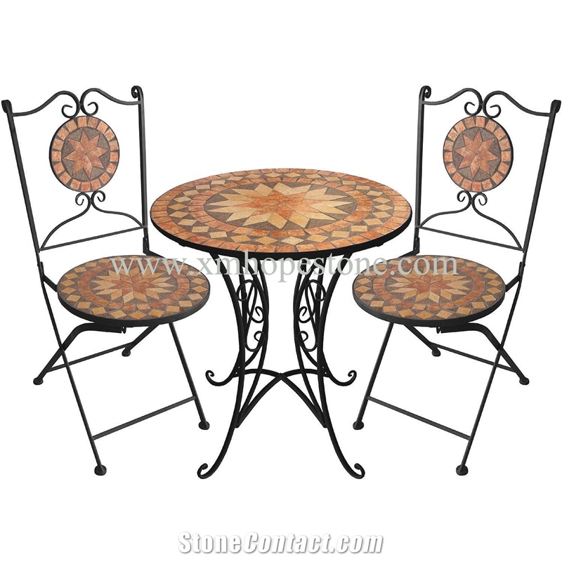 New Design Patio Mosaic Table Sets