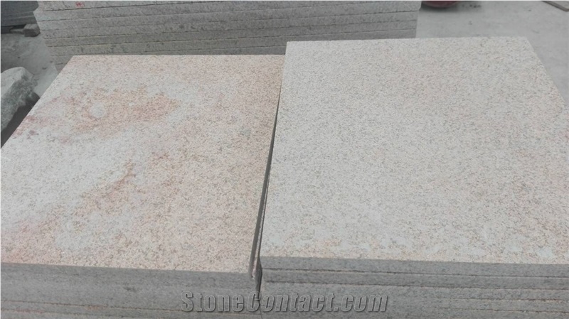 Chinese G682 Granite Flamed Slabs & Tiles, China Yellow Granite