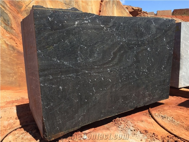 Via Lactea Granite Blocks, Black Granite Blocks