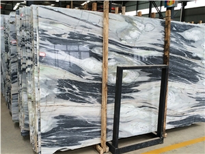 Black Jade Marble Slab & Tiles, China Black Marble