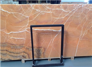 Orrange Onyx Slab & Tiles