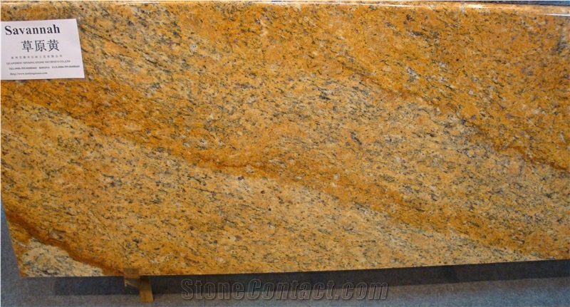 Savannah Slabs & Tiles Gold, Savannah Gold Granite