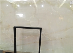 White Onyx Slab & Tiles, Iran White Onyx