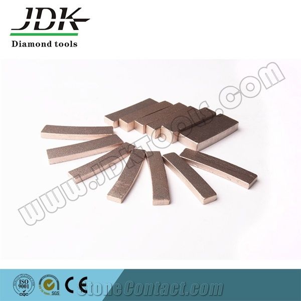 300-600mm JDK Diamond Fan Segment And Saw Blade For Marble Edge Cutting