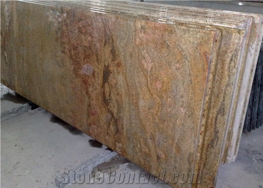 Golden King Kitchen Countertops Of Granite