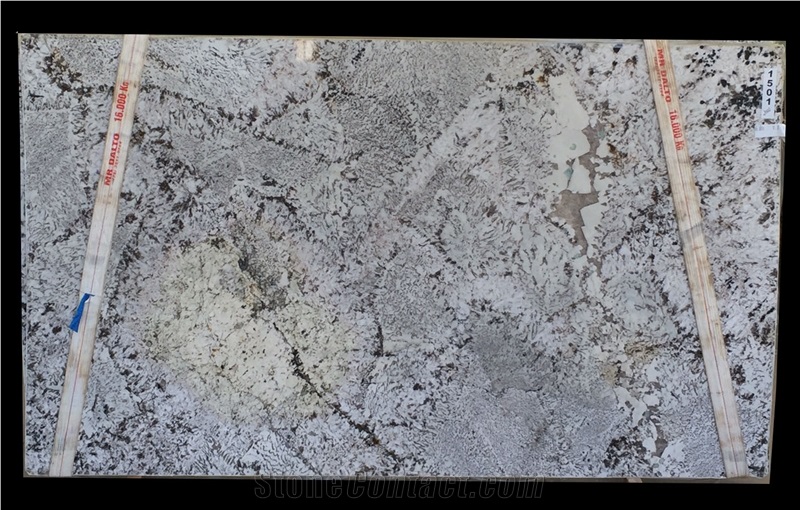 Polished Delicatus White Granite Slabs, Brazil White Granite
