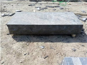 Blue Limestone Steps Acid Wash Surface Cleft Sides
