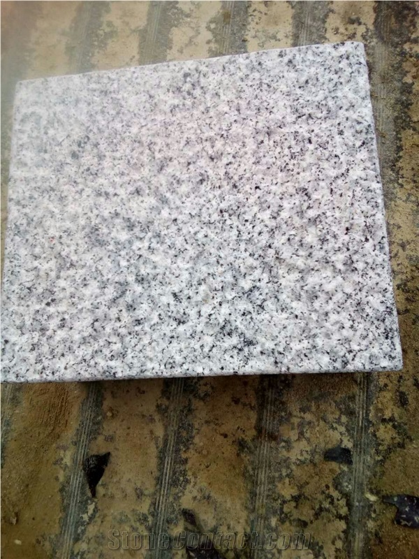 Sd-G603 Silver Grey Granite Rough Bushhammered Surface Paver