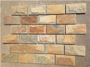 Yellow Slate Flagestone Paving Tiles Slabs French Pattern