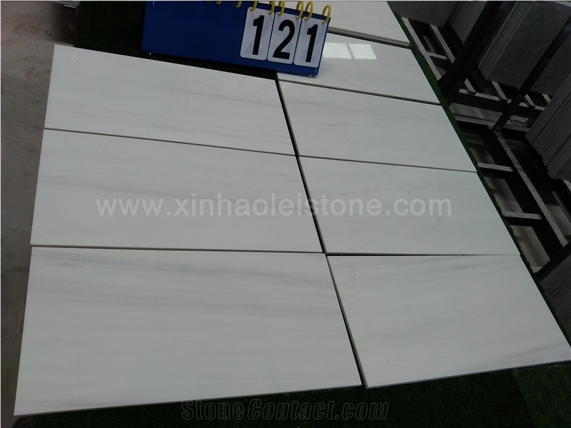 Bianco Dolomiti Marble Tile, Bianco Dolomite Grade a White Marble Tiles for Walling/Flooring