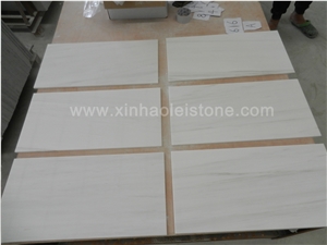 Bianco Dolomiti Marble Tile, Grade a White Marble Tiles for Walling/Flooring / Bianco Dolomite