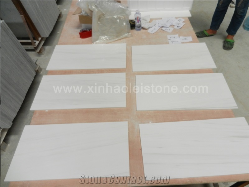 Bianco Dolomiti Marble Tile, Grade a White Marble Tiles for Walling/Flooring ,Bianco Dolomite