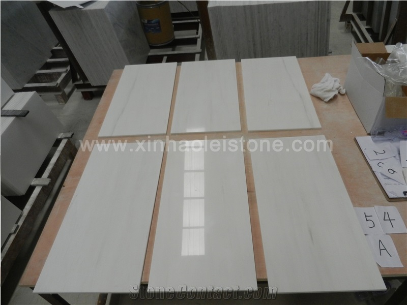 Bianco Dolomiti Marble Tile, Grade a White Marble Tiles for Walling/Flooring/ Turkey Bianco Dolomite