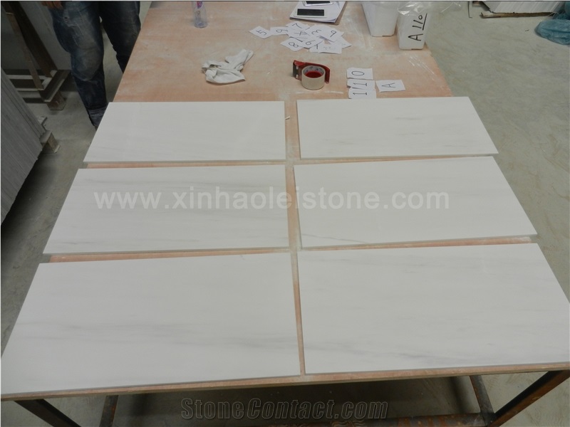 Bianco Dolomiti Marble Tiles, Grade a Bianco Dolomite White Marble Tiles for Walling/Flooring