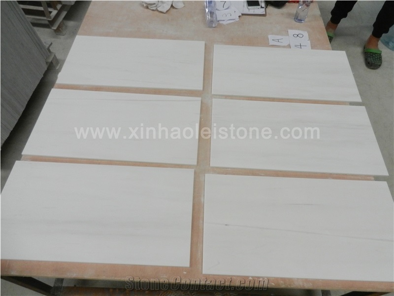 Bianco Dolomiti Marble Tiles, Grade a White Marble Tiles for Walling/Flooring