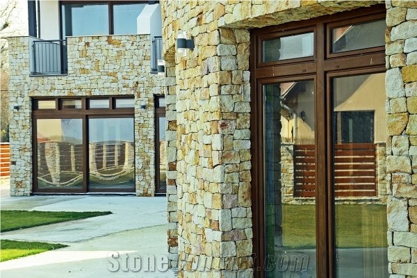 Silver Sandstone Mediterran, Brown Sandstone for Building & Walling