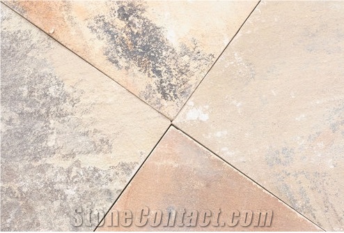 Fossil Mint Sandstone tiles & slabs,  beige sandstone floor covering tiles, walling tiles 