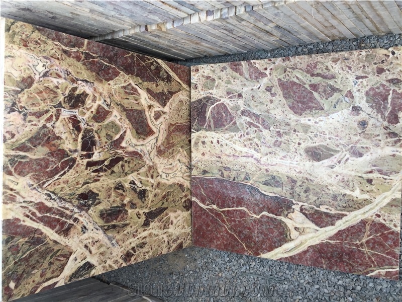 New Rain Forest Brown Marble Slabs & Tiles, Brown Polished Marble Floor Covering Tiles, Walling Tiles