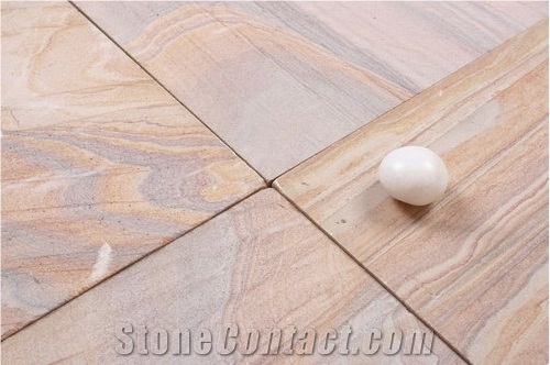 Rainbow Sandstone tiles & slabs, multicolor sandstone floor covering tiles, walling tiles 