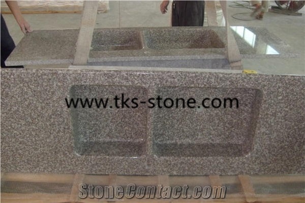 Chinese Pink Granite G664 Granite Kitchen Countertop Brainbrook Brown Granite