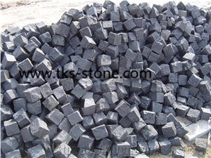 G654 Granite Cube Stone & Pavers,China Black Granite Paving Sets,Pavers for Landscaping Stone Exterior Stone