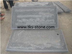 G654 Granite Mushroom Stone,China Dark Grey Granite Mushroom Wall Cladding,Padang Dark Granite Mushroomed Stone