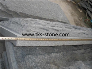 G654 Granite Mushroom Stone,China Dark Grey Granite Mushroom Wall Cladding,Padang Dark Granite Mushroomed Stone