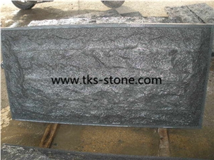 G654 Granite Mushroom Stone,China Impala Black Granite Mushroomed Cladding,Dark Grey Granite Mushroom