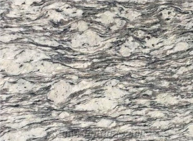 China Spary White Granite Tile & Slab Polished