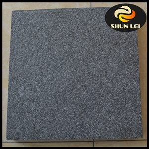 Flamed Black Granite Stone Slab & Tile, China Black Granite