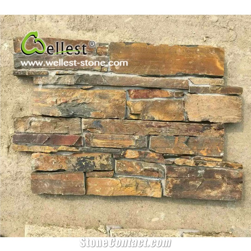 Best Selling High Quality China Slate Loose Stacked Stone Cultured Stone