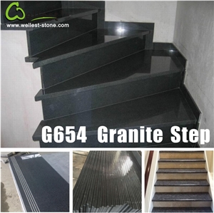 China Factory Beautiful Veins Polished Marble Stair Treads for Hotel