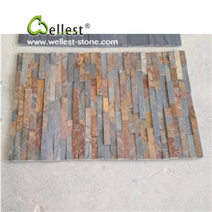 China Multicolor Slate Cultured Stone/Slate Cultured Stone/Culture Slate/Slate Wall Cladding
