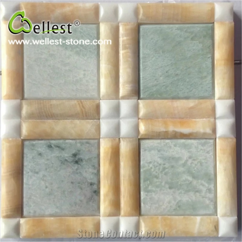 Factory Customized Different Shape Onyx Mosaic for Wall