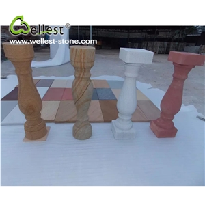 Good Price Honed Finished Yellow Sandstone Baluster for House