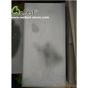 Hainan Grey Honed Basalt Tiles , Grey Basalt Stone Flooring Covering Tiles