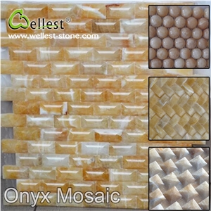 High-End Beautiful Onyx Mosaic for Hotel Project