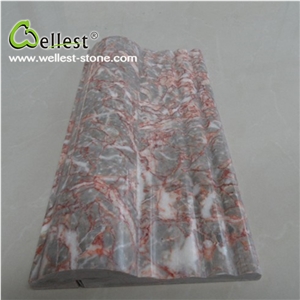 Hot Selling Polished Surface M503 Agate Pink Marble Border for House Decoration