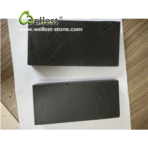 Natural Black Slate, Riven Black Slate Tile & Slab