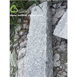 Natural Split Kerb Stone Grey Granite for Outside Road, New G603 Grey Granite Kerb Stone