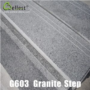 Wholesale High Quality Best Price Non-Slip Grey Granite Step for House