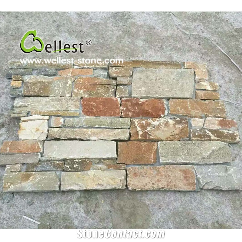Wholesale Natural Rustic Color Good Price Loose Ledge Stone Cultured Stone