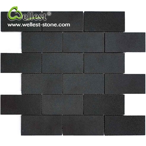 Wholesale New Design Natural Black Basalt Mosaic for Wall