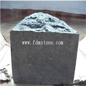 Flamed Black Basalt Stone Big Slab